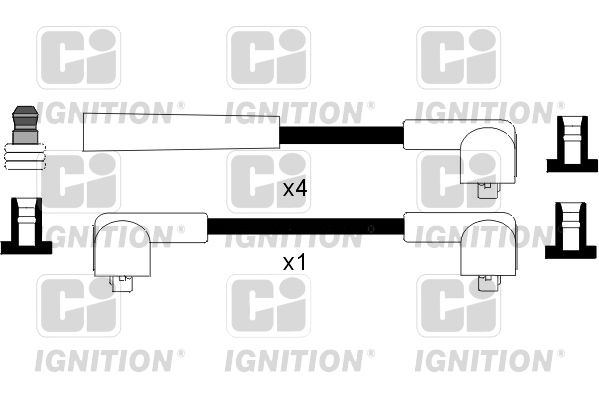 QUINTON HAZELL Комплект проводов зажигания XC598